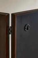 TRIPTYCH WOODEN MIRROR