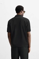 VERTICAL TEXTURED POLO
