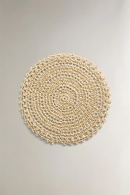 SET DE TABLE ROND CROCHET