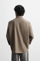 CHEMISE EN COTON ET LYOCELL