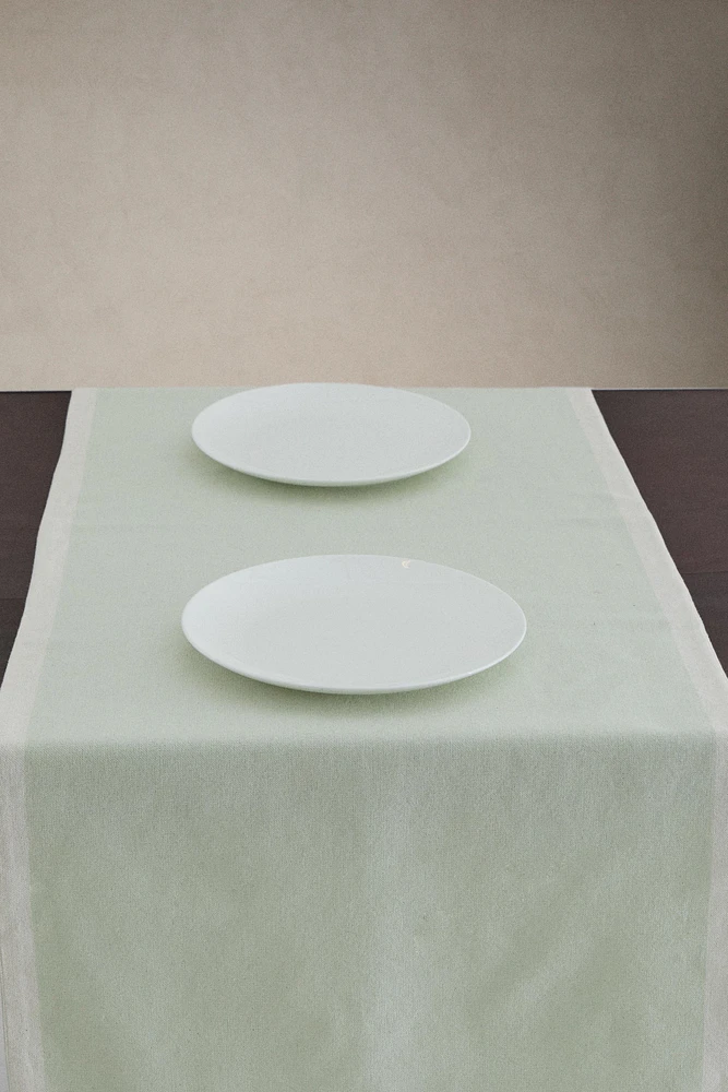 CHEMIN DE TABLE CADRE COLORÉ