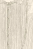 CHEMISE EFFET FROISSÉ AVEC LIN ÉDITION LIMITÉE