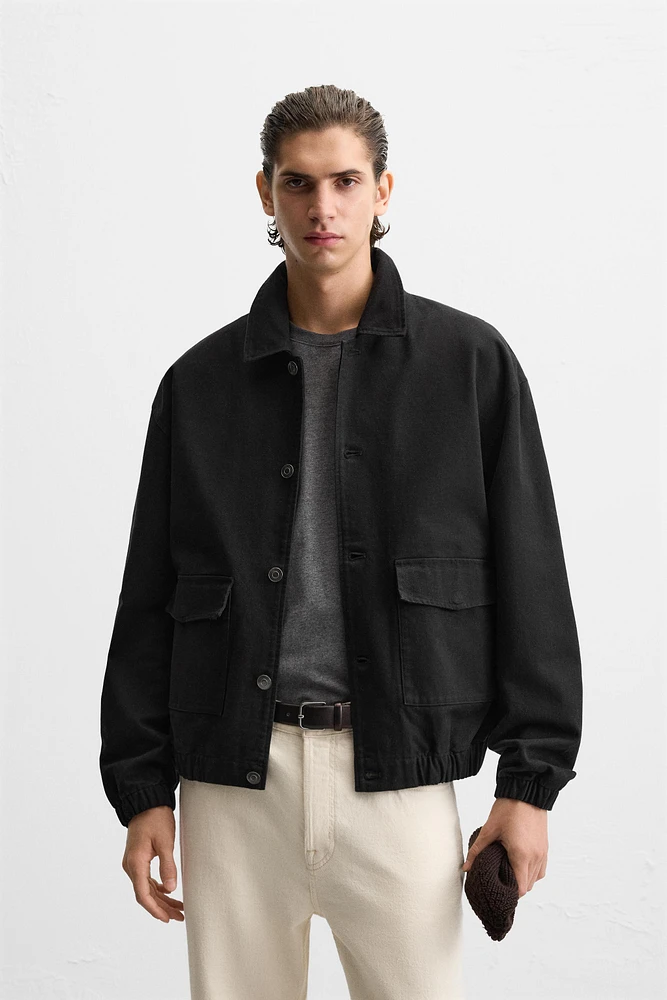 COTTON CANVAS JACKET