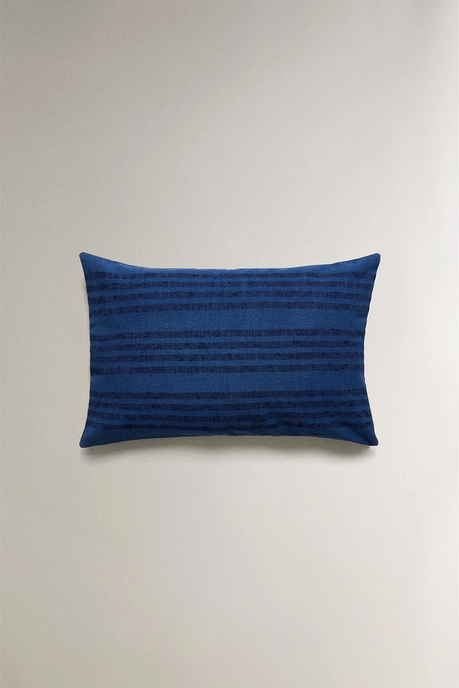 STRIPED THROW PILLOW COVER