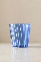 STRIPED BOROSILICATE GLASS TUMBLER WITH LINES