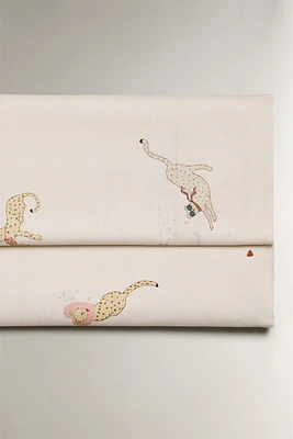 DRAP DE DESSUS ENFANT GUÉPARD