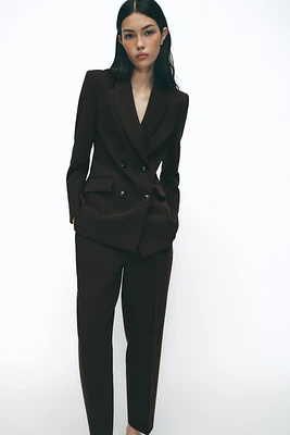 HIGH WAIST ANKLE LENGTH PANTS