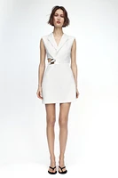 CUT OUT BUCKLE MINI DRESS
