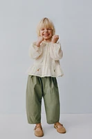 PLEATED BAGGY PANTS