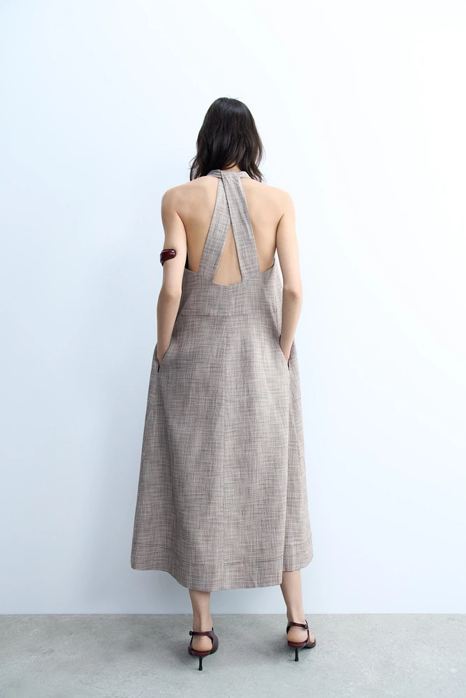 ZW COLLECTION HALTER MIDI DRESS