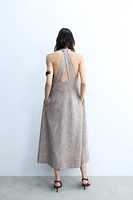ZW COLLECTION HALTER MIDI DRESS