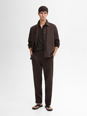 Pantalon ensemble lin