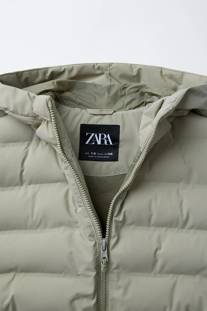 HOODED PADDED VEST