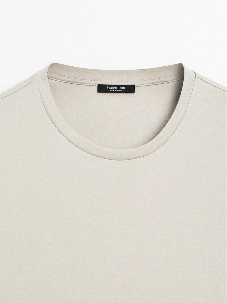 T-shirt en coton mélangé