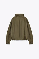 BUCKLE BOMBER JACKET ZW COLLECTION
