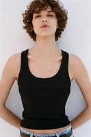 STRAPPY RIB TOP