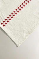 NAPPE COTON BRODERIE MULTICOLORE