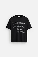 TEXT PRINT T-SHIRT