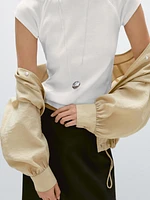 T-shirt manches courtes raglan en coton