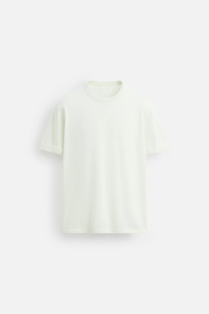 LIGHTWEIGHT KNIT T-SHIRT
