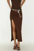 RUCHED NYLON SKIRT