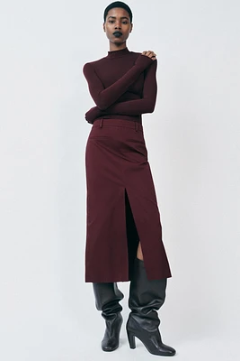 ZW COLLECTION SLIT PENCIL SKIRT