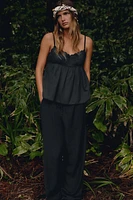 TEXTURED WEAVE PANTS