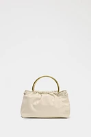 METAL HANDLE MINI BOWLING BAG