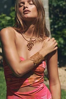COLLIER CHOKER CORAIL
