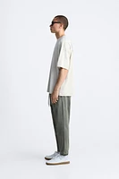 PANTALON DÉLAVÉ AVEC TAILLE JOGGING