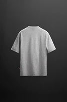 T-SHIRT D'ENTRAÎNEMENT EN MÉLANGE DE COTON