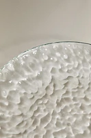 TEXTURED ACRYLIC DINNER PLATE