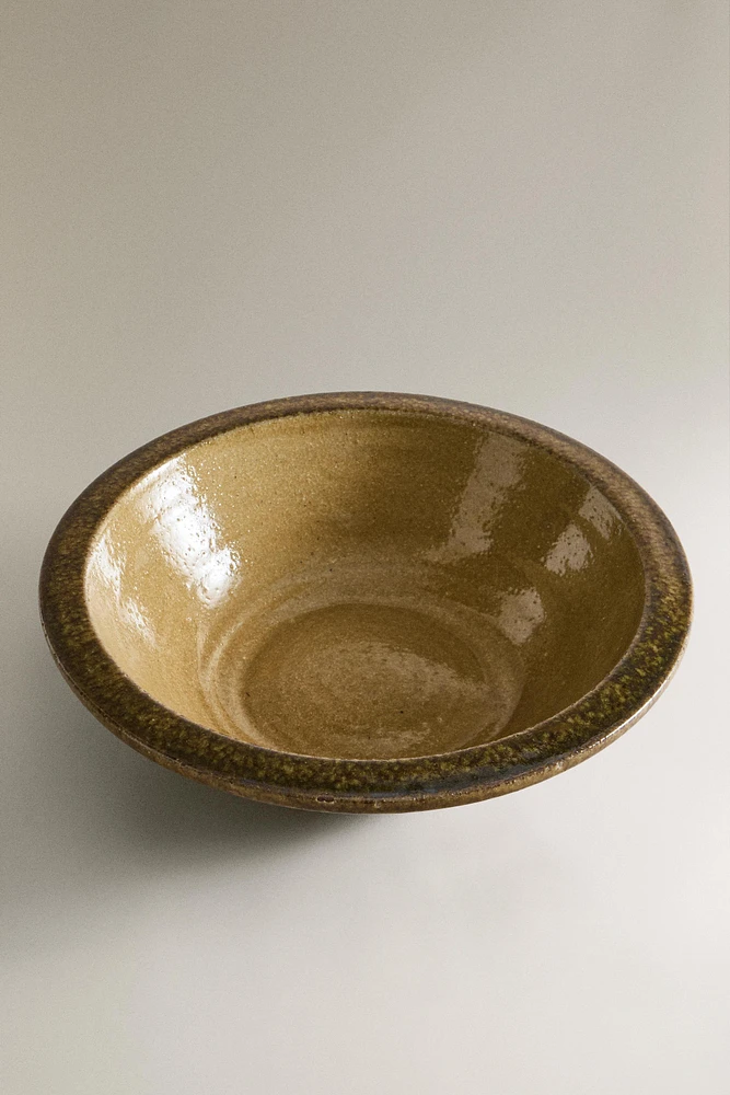 DECORATIVE TERRACOTTA BOWL