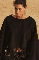 LIMITED EDITION SUEDE FRINGE CAPE