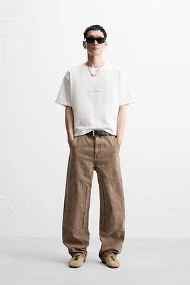 WASHED PRINT T-SHIRT