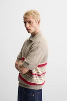 QUARTER ZIP KNIT POLO