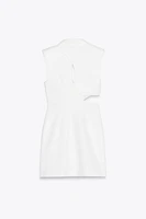 CUT OUT BUCKLE MINI DRESS