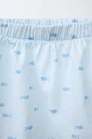 FISH PRINT BLOOMERS