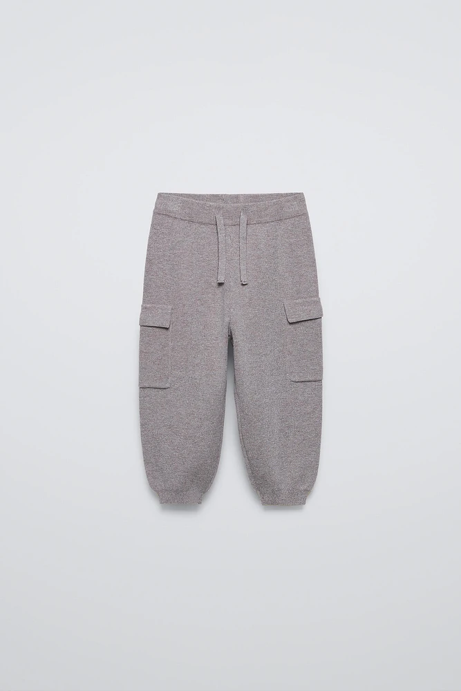POCKETS KNIT JOGGERS