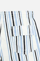 STRIPED MID-LENGTH SWIMSUIT