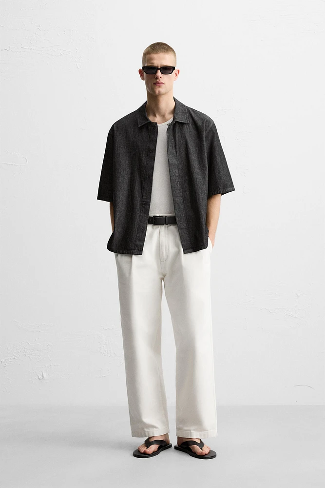 RELAXED FIT DENIM SHIRT