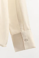 LACE SATIN BLOUSE