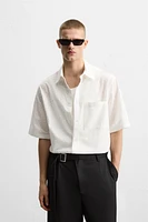 GEOMETRIC EMBROIDERED SHIRT