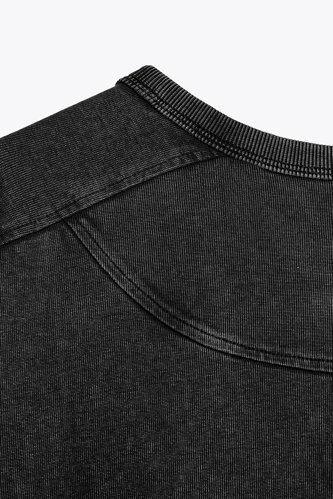 WASHED HEAVY COTTON T-SHIRT