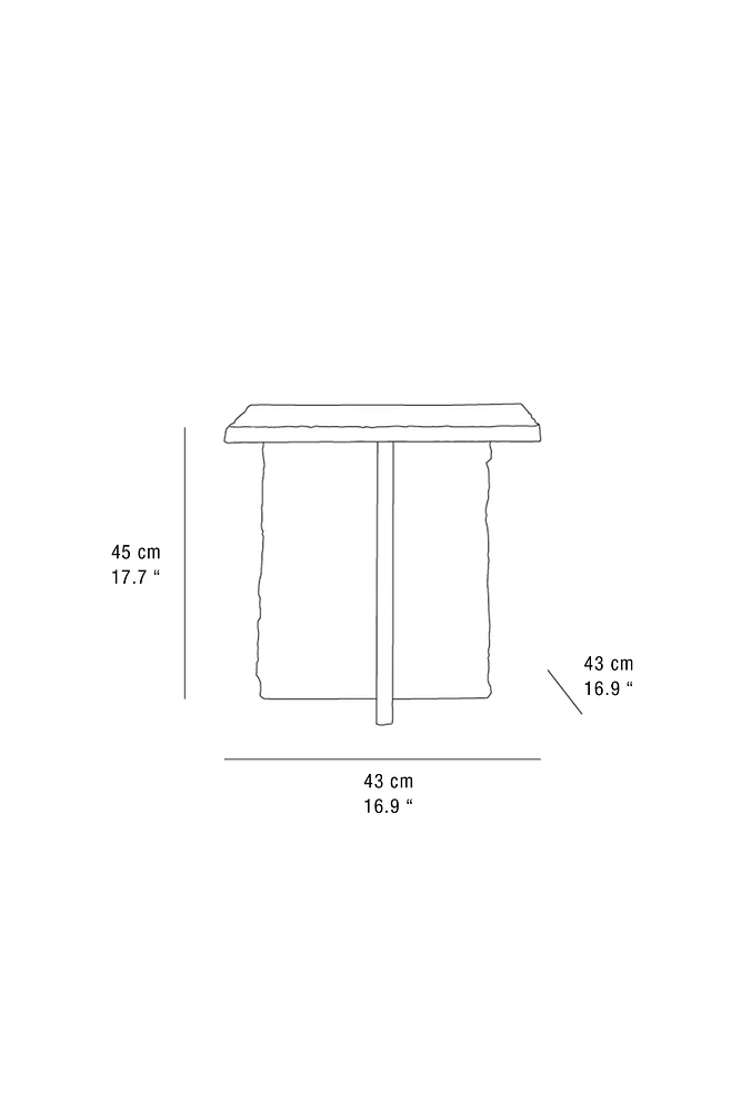 MARBLE SIDE TABLE
