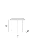 MARBLE SIDE TABLE