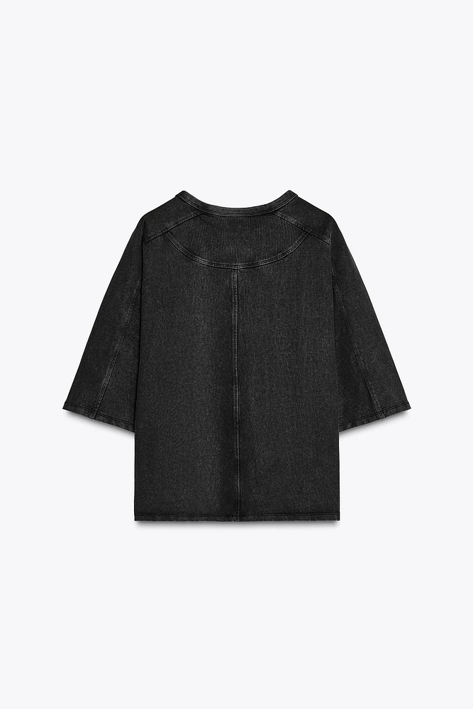 WASHED HEAVY COTTON T-SHIRT