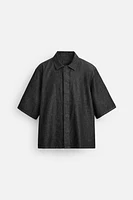 RELAXED FIT DENIM SHIRT
