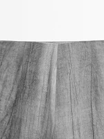 Pleated trousers 100% linen