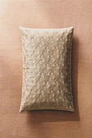 EMBROIDERED THROW PILLOW COVER